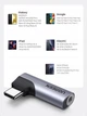 Перехідник DAC Chip USB-C to 3.5mm Female Ugreen CM460 адаптер з ЦАП 4-контактний, 90 градусів Grey (20194) - зображення 8
