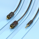 Аудиокабель HOCO UPA28 3.5 double lotus RCA audio cable Black (6942007607759) - изображение 7