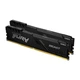 Модуль пам'яті для комп'ютера DDR4 16GB (2x8GB) 3733 MHz Fury Beast Black Kingston Fury (ex.HyperX) (KF437C19BBK2/16) - изображение 1