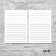 Нотний блокнот Melody Sketchbook, 40 аркушів, 100 г/м2 офсет ENTERSTORE (art. notebookA4_musical) - зображення 2