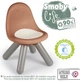 Детский стульчик Smoby Toys Life со спинкой 33х33х50 см 18 мес+ Терракотово-серый (7600880122) (3032168801226) - изображение 2