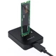 Док-станція для накопичувачів Gembird USB Type-C M.2 SATA NVME SSD (DD-U3M2) - зображення 1