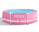 Бассейн каркасный Intex Metal Frame Pool круглый 244 x 76 см 2843л Розовый (28290) - изображение 1