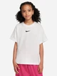 Дитяча футболка для дівчинки Nike G Nsw Tee Boy Essntl Lbr FZ5539-100 134-140 см (M) Біла (197596627817) - зображення 1