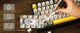 Клавіатура механічна бездротова Ajazz Ak820 PRO + наліпки укр. розкладки, Gift swich, RGB-підсвітка та підтримка HOT-SWAP, чорна - зображення 4