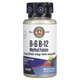 Вітаміни B6, B12 KAL B-6 B-12 Methyl Folate, 60 мікро таблеток для підтримки серцево-судинної системи - зображення 1