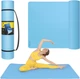 Коврик (мат) спортивный 4FIZJO TPE Gigant 200 x 125 x 2 см для йоги и фитнеса Sky Blue (P-5907739318985) - изображение 1