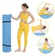 Коврик (мат) спортивный 4FIZJO TPE Gigant 200 x 125 x 2 см для йоги и фитнеса Sky Blue (P-5907739318985) - изображение 8