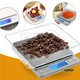 Весы кухонные от 0.1 до 3000г/usb зарядка/подсветка - CARPRIE 3000 Silver - изображение 4