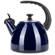Чайник эмалированный со свистком Kamille KM-1040D из стали 2,5 л Синий (127-84-1040D) - изображение 2