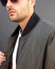 Чоловічий міжсезонний бомбер Helper Хакі 2XL - изображение 2
