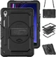 Чехол для планшета ArmorStandart Panzer для Samsung Galaxy Tab S9 FE/S9 с креплением для стилуса Black (ARM82518) - изображение 4