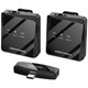 Бездротовий подвійний петличний мікрофон Vention USB-C 2-Pack Wireless Lavalier Black - изображение 2