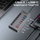 Концентратор USB Type-C Promate Gegahub-10G 7 in 1 Grey (gegahub-10g) - зображення 3