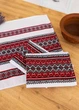 Серветка вишита з українським орнаментом 37х37см (анс1-1-37) - изображение 3