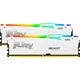 Модуль памяти для компьютера DDR5 32GB (2x16GB) 5600 MHz FURY Beast White RGB Kingston Fury (ex.HyperX) (KF556C40BWAK2-32) - изображение 3