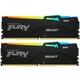 Модуль памяти для компьютера DDR5 16GB (2x8GB) 5200 MHz FURY Beast RGB Kingston Fury (ex.HyperX) (KF552C40BBAK2-16) - изображение 1