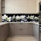Фото панель универсальная ПЭТ, Самофиксирующая 62 х 410 см (толщина 1,2 мм), белые орхидеи на камнях(ПЭТ4-fl11560) - изображение 8