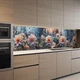 Фото панель универсальная ПЭТ, Самофиксирующая 62 х 410 см (толщина 1,2 мм), нежно-розовые цветы под(ПЭТ4-tx367) - изображение 6