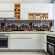 Наклейка на кухонный фартук 65 х 250 см, фотопечать с защитной ламинацией, ночной мегаполис(БП-13-ar1753) - изображение 5