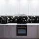 Наклейка на кухонный фартук 65 х 250 см, фотопечать с защитной ламинацией, Большие металлические шары на(БП-13-ab1937) - изображение 8