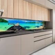 Фото панель универсальная ПЭТ, Самофиксирующая 62 х 410 см (толщина 1,2 мм), деревянный пирс возле(ПЭТ4-mp75960) - изображение 8