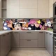 Фото панель универсальная ПЭТ, Самофиксирующая 62 х 205 см (толщина 1,2 мм), яркий поп-арт(ПЭТ1-df3776) - изображение 8