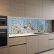 Фото панель универсальная ПЭТ, Самофиксирующая 68 х 305 см (толщина 2,0 мм), коричневые одуванчики с(ПЭТ3-fl4833) - изображение 7