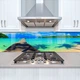 Фото панель универсальная ПЭТ, Самофиксирующая 62 х 205 см (толщина 1,2 мм), деревянный пирс возле(ПЭТ1-mp75960) - изображение 1
