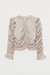 Блуза H&M L пудра 2002930775 - зображення 1