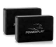 Блоки для йоги PowerPlay 4006 Yoga Brick EVA 2 шт Черные (PP_4006_Black_2in) - изображение 1