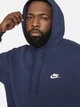 Худі бавовняне утеплене чоловіча Nike M Nsw Club Hoodie Po Bb BV2654-410 XL Темно-синє (193147705461) - зображення 3