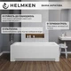 Ванна акриловая Helmken Rivana 180x80 см (322E54D273) комплект 2 в 1: прямоугольная ванна, ножки - изображение 3