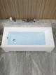 Ванна акриловая Helmken Rivana 180x80 см (322E54D273) комплект 2 в 1: прямоугольная ванна, ножки - изображение 11