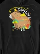 Женский худи Dubhumans Капибара Черный XL-2XL (CAP-HW-B-XL2XL) - изображение 2