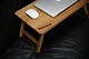 Столик для ноутбука "LaptopDesk" з деревини дуба MDA 50х30х4,5 см (WDT-14.2) - изображение 4
