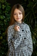 Костюм для дівчинки дитячий, комплект підлітковий для школи, спідниця та сорочка IRmAS 1232 розмір зріст 158 сірий - зображення 3