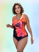 Слитный купальник Fuba 25809111 персиковый 52 (3XL) ;полнота груди 2B-3C-4D ; бедра 111-115 см - изображение 2