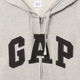 Толстовка на блискавці чоловіча GAP 868454-09 L Сіра (1200138440412) - зображення 5