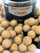 Плаваючі бойли Dynamite Baits Foodbait Pop-Ups - Spicy Shrimp & Prawn 15mm - зображення 4