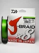 Шнур Daiwa J-Braid x8 150м 0.16мм Chartreuse - изображение 1