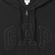 Толстовка на блискавці чоловіча GAP 868454-11 S Чорна (1200138863839) - зображення 5