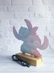 Детский ночник Стич и Ангел / Stitch and Angel на светлой подставке - изображение 8