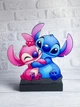 Детский ночник Стич и Ангел / Stitch and Angel на черной подставке - изображение 1