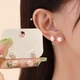 Сережки джекети троянди перли - изображение 3