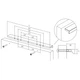 Меблева ручка VIEFE Angle 1480х11x20 чорний матовий (0077.1440.L.M2) - зображення 6