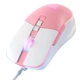 Мышь игровая ONIKUMA проводная USB с подсветкой Gaming White-Pink (CW916_White-Pink) - изображение 1
