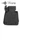 Килимок водійський в салон 3D BMW 3 E91 2004-2013 1шт TPE з бортами STINGRAY - изображение 1