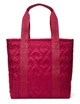 Сумка Victoria’s Secret Quilted Red Heart Puffer Tote Top Zip Shoulder Bag - изображение 3
