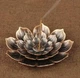 Металева підставка - тримач для ароматичних паличок / аромапаличок Lotus курильниця для пахощів і ароматерапії у формі лотоса, L (8.5х1.5 см), бронзова (98181357) - зображення 3